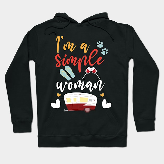 Simple Woman RV Camper Hoodie by FamiLane